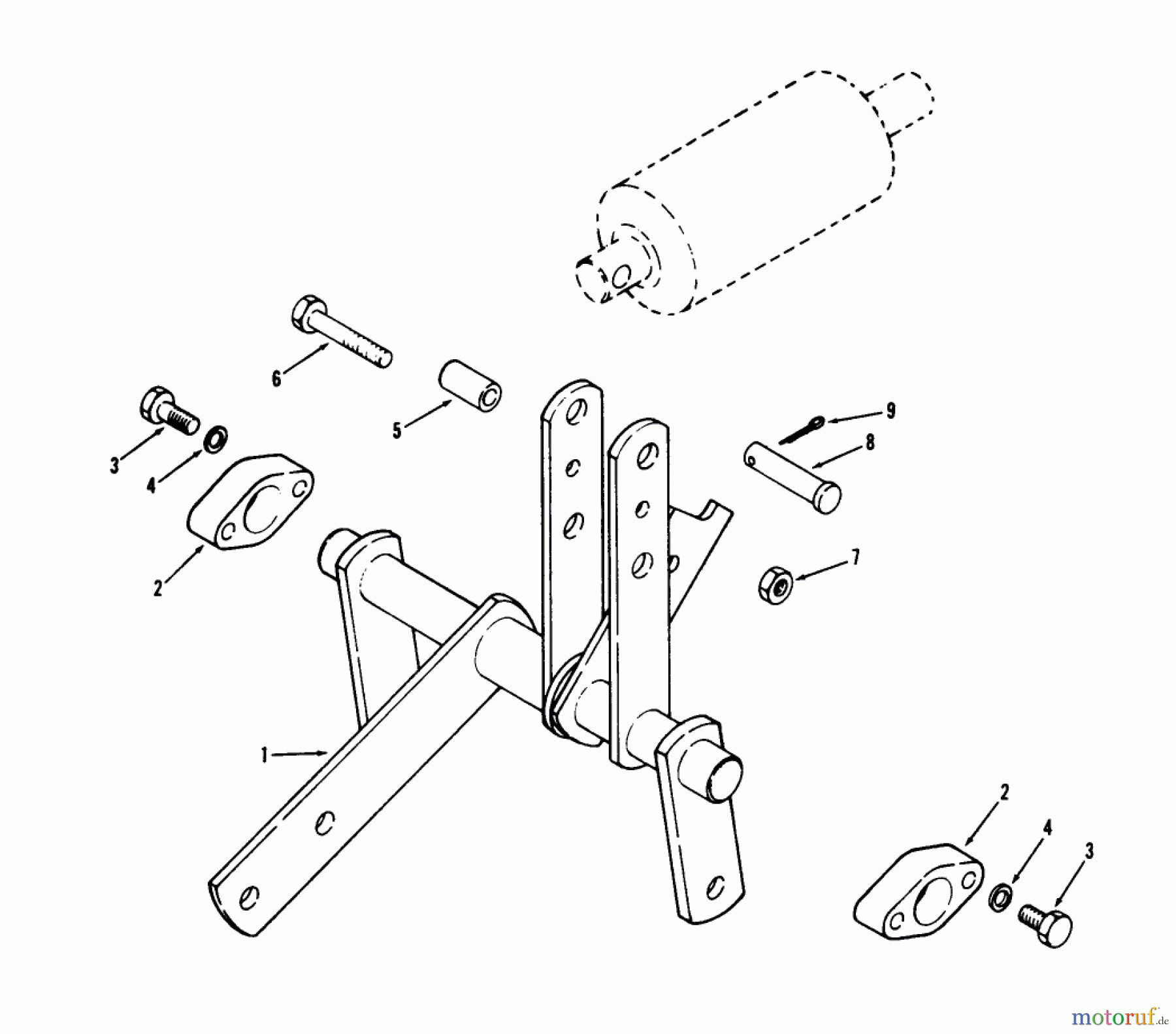 Toro Neu Mowers, Lawn & Garden Tractor Seite 1 71-16OS01 (D-160) - Toro D-160 Automatic Tractor, 1977 LIFT LINKAGE