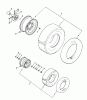Toro 71-16OS01 (D-160) - D-160 Automatic Tractor, 1977 Ersatzteile WHEELS AND TIRES