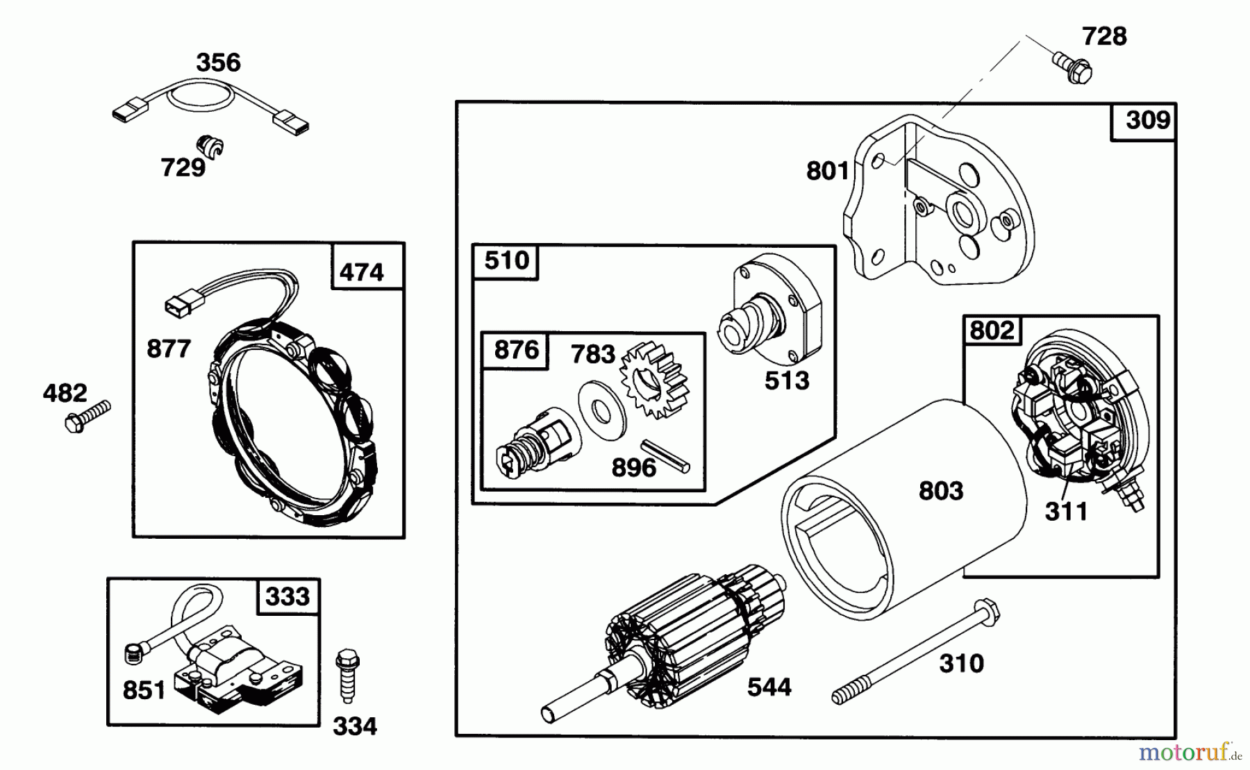  Toro Neu Mowers, Lawn & Garden Tractor Seite 1 71200 (12-32XL) - Toro 12-32XL Lawn Tractor, 1993 (3900001-3999999) ENGINE BRIGGS & STRATTON MODEL 254707-0128-01 #7