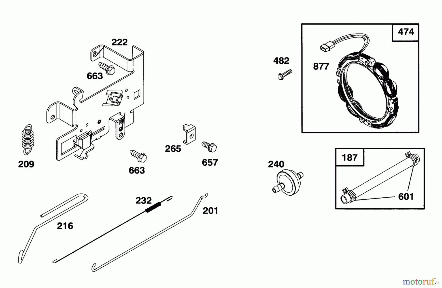  Toro Neu Mowers, Lawn & Garden Tractor Seite 1 71200 (12-32XL) - Toro 12-32XL Lawn Tractor, 1993 (3900001-3999999) ENGINE BRIGGS & STRATTON MODEL 283707-0156-01 #5