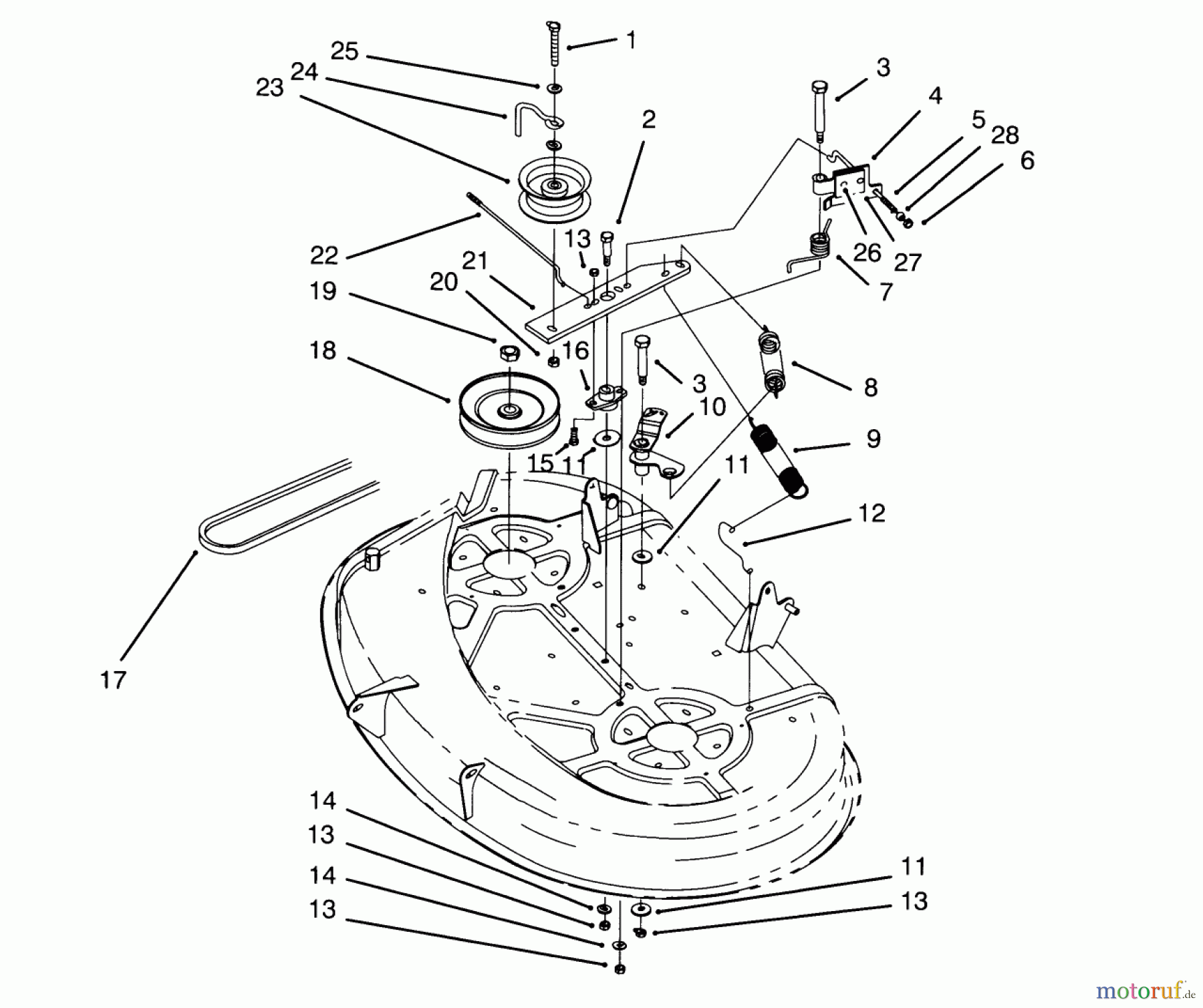 Toro Neu Mowers, Lawn & Garden Tractor Seite 1 71202 (12-38XL) - Toro 12-38XL Lawn Tractor, 1993 (3900001-3999999) BRAKE ASSEMBLY (38
