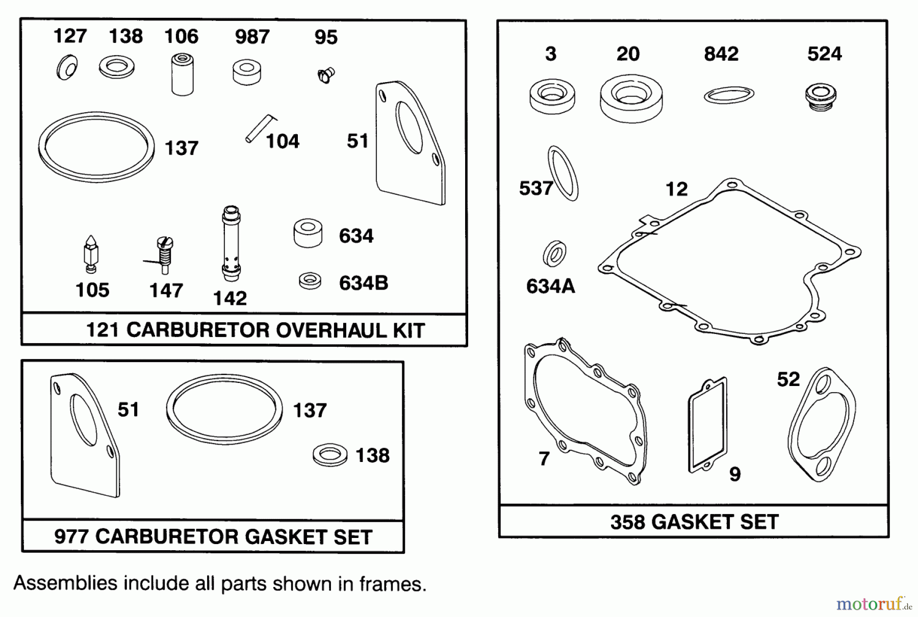 Toro Neu Mowers, Lawn & Garden Tractor Seite 1 71202 (12-38XL) - Toro 12-38XL Lawn Tractor, 1993 (3900001-3999999) ENGINE BRIGGS & STRATTON MODEL 283707-0156-01 #8