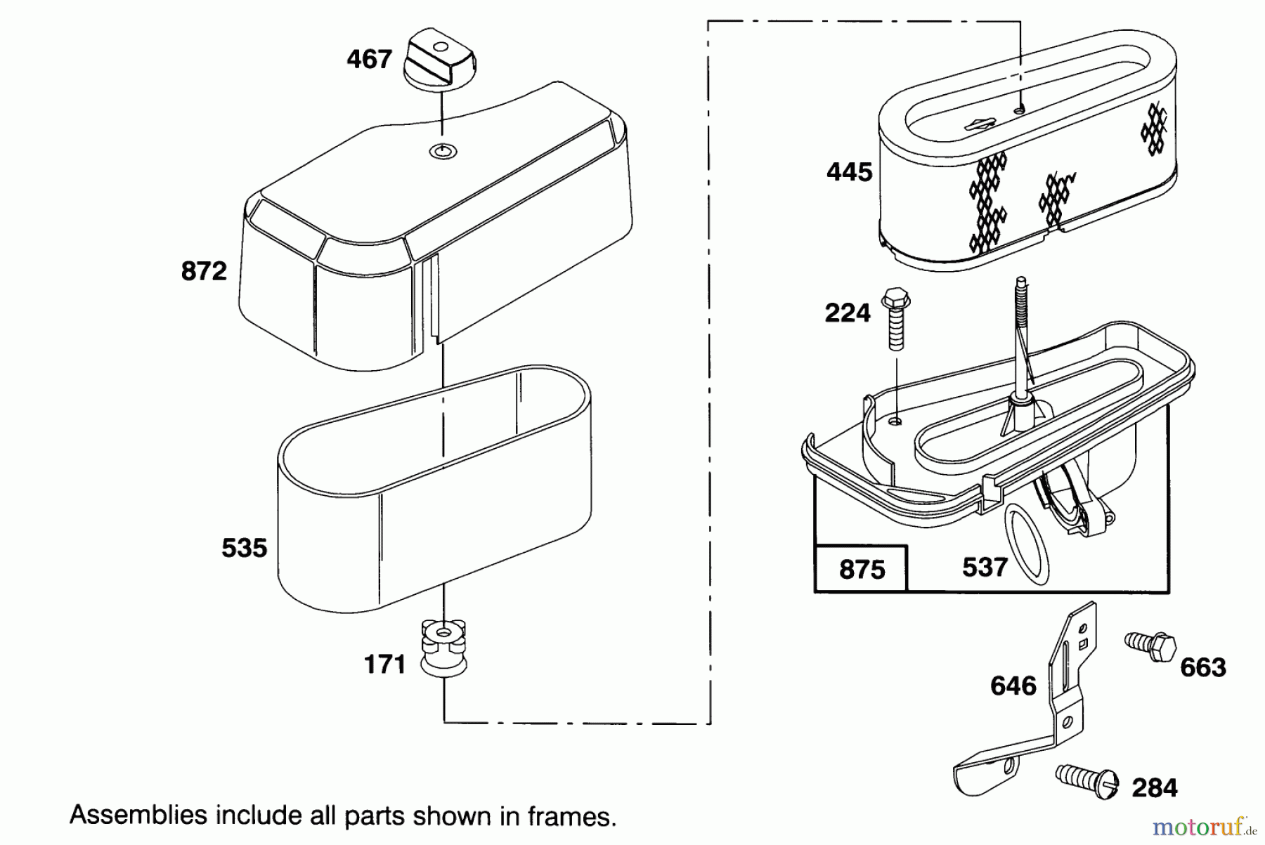 Toro Neu Mowers, Lawn & Garden Tractor Seite 1 71202 (12-38XL) - Toro 12-38XL Lawn Tractor, 1993 (3900001-3999999) ENGINE BRIGGS & STRATTON MODEL 286707-0452-01 #4