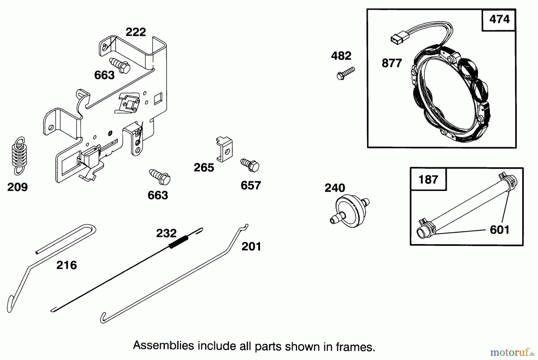 Toro Neu Mowers, Lawn & Garden Tractor Seite 1 71202 (12-38XL) - Toro 12-38XL Lawn Tractor, 1993 (3900001-3999999) ENGINE BRIGGS & STRATTON MODEL 286707-0452-01 #5