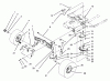 Toro 71202 (12-38XL) - 12-38XL Lawn Tractor, 1993 (3900001-3999999) Ersatzteile FRONT AXLE ASSEMBLY