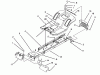 Toro 71203 (12-38HXL) - 12-38HXL Lawn Tractor, 1993 (3900001-3999999) Ersatzteile FRAME ASSEMBLY