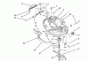 Toro 71203 (12-38HXL) - 12-38HXL Lawn Tractor, 1993 (3900001-3999999) Ersatzteile HOUSING & SPINDLE ASSEMBLY (38" CUTTING UNIT)(MODEL NO. 71181 ONLY)