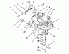 Toro 71203 (12-38HXL) - 12-38HXL Lawn Tractor, 1993 (3900001-3999999) Ersatzteile HOUSING & SPINDLE ASSEMBLY (38" CUTTING UNIT)(MODEL NO. 71203 ONLY)