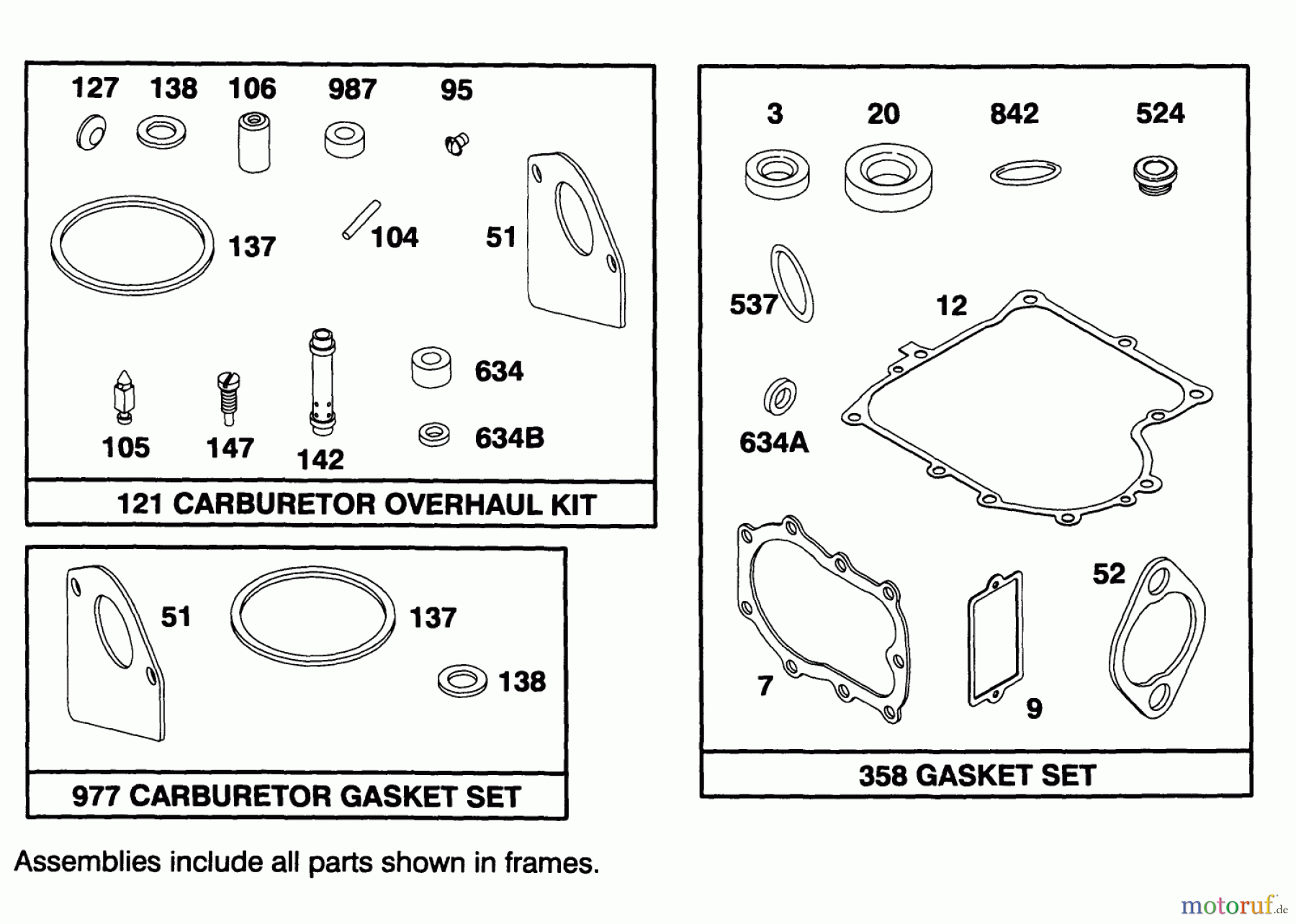  Toro Neu Mowers, Lawn & Garden Tractor Seite 1 71200 (12-32XL) - Toro 12-32XL Lawn Tractor, 1994 (4900001-4999999) ENGINE BRIGGS & STRATTON MODEL 283707-0156-01 #8
