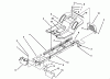 Toro 71182 (12-32XL) - 12-32XL Lawn Tractor, 1994 (4900001-4999999) Ersatzteile FRAME ASSEMBLY