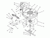 Toro 71200 (12-32XL) - 12-32XL Lawn Tractor, 1995 (5910001-5999999) Ersatzteile DECK & SPINDLE ASSEMBLY (32" CUTTING UNIT)