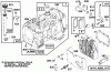 Toro 71200 (12-32XL) - 12-32XL Lawn Tractor, 1995 (5910001-5999999) Ersatzteile ENGINE BRIGGS & STRATTON MODEL 282707-0119-01 #1