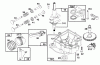 Toro 71200 (12-32XL) - 12-32XL Lawn Tractor, 1995 (5910001-5999999) Ersatzteile ENGINE BRIGGS & STRATTON MODEL 282707-0119-01 #2