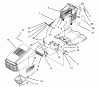 Toro 71200 (12-32XL) - 12-32XL Lawn Tractor, 1995 (5910001-5999999) Ersatzteile HOOD ASSEMBLY
