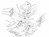 Toro 71200 (12-32XL) - 12-32XL Lawn Tractor, 1995 (5910001-5999999) Ersatzteile SEAT ASSEMBLY