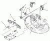 Toro 71202 (12-38XL) - 12-38XL Lawn Tractor, 1994 (4900001-4999999) Ersatzteile CABLE & COVER ASSEMBLY (38" CUTTING UNIT)
