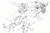 Toro 71202 (12-38XL) - 12-38XL Lawn Tractor, 1994 (4900001-4999999) Ersatzteile ENGINE ASSEMBLY