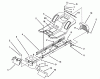 Toro 71202 (12-38XL) - 12-38XL Lawn Tractor, 1994 (4900001-4999999) Ersatzteile FRAME ASSEMBLY