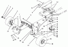 Toro 71202 (12-38XL) - 12-38XL Lawn Tractor, 1994 (4900001-4999999) Ersatzteile FRONT AXLE ASSEMBLY