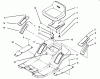 Toro 71202 (12-38XL) - 12-38XL Lawn Tractor, 1994 (4900001-4999999) Ersatzteile SEAT ASSEMBLY