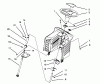Toro 71202 (12-38XL) - 12-38XL Lawn Tractor, 1994 (4900001-4999999) Ersatzteile STEERING ASSEMBLY