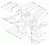 Toro 71205 (13-38XL) - 13-38XL Lawn Tractor, 1996 (6900001-6999999) Ersatzteile DECK ASSEMBLY