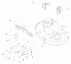 Toro 71205 (13-38XL) - 13-38XL Lawn Tractor, 1996 (6900001-6999999) Ersatzteile DECK SUSPENSION & BELT GUIDE ASSEMBLY