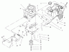 Toro 71205 (13-38XL) - 13-38XL Lawn Tractor, 1996 (6900001-6999999) Ersatzteile ENGINE ASSEMBLY