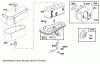 Toro 71205 (13-38XL) - 13-38XL Lawn Tractor, 1996 (6900001-6999999) Ersatzteile ENGINE BRIGGS & STRATTON MODEL 28M707-0127-01 #5