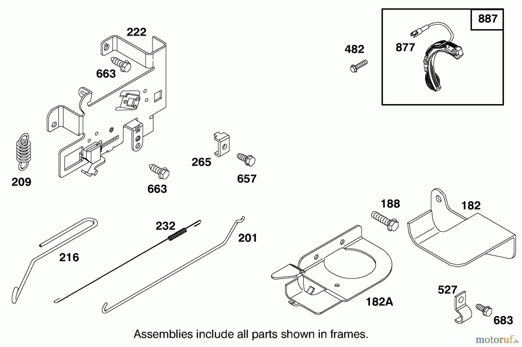 Toro Neu Mowers, Lawn & Garden Tractor Seite 1 71185 (13-38XL) - Toro 13-38XL Lawn Tractor, 1996 (6900001-6999999) ENGINE BRIGGS & STRATTON MODEL 28M707-0127-01 #6