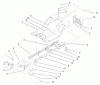 Toro 71205 (13-38XL) - 13-38XL Lawn Tractor, 1996 (6900001-6999999) Ersatzteile FRAME ASSEMBLY