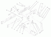 Toro 71205 (13-38XL) - 13-38XL Lawn Tractor, 1996 (6900001-6999999) Ersatzteile HEIGHT OF CUT ASSEMBLY