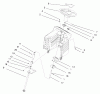 Toro 71205 (13-38XL) - 13-38XL Lawn Tractor, 1996 (6900001-6999999) Ersatzteile STEERING ASSEMBLY