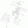 Toro 71185 (13-38XL) - 13-38XL Lawn Tractor, 1997 (7900001-7999999) Ersatzteile STEERING ASSEMBLY