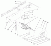 Toro 71185 (13-38XL) - 13-38XL Lawn Tractor, 1997 (7900001-7999999) Ersatzteile TRANSAXLE ASSEMBLY
