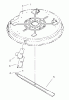 Toro 79096 - 32" Easy Empty Bagger w/Blade, RER/XL, 1996 (6900001-6999999) Ersatzteile BAFFLE & BLADE ASSEMBLY
