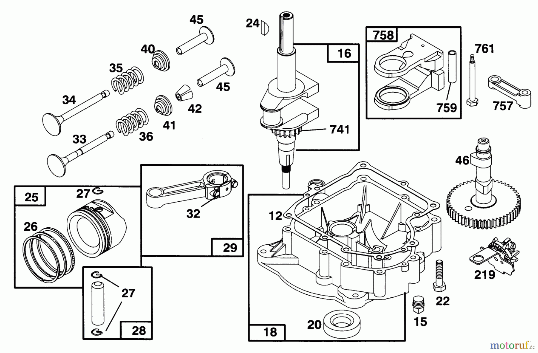  Toro Neu Mowers, Lawn & Garden Tractor Seite 1 71201 (12-32XL) - Toro 12-32XL Lawn Tractor, 1996 (6900001-6999999) ENGINE BRIGGS & STRATTON MODEL 283707-0156-01 #2