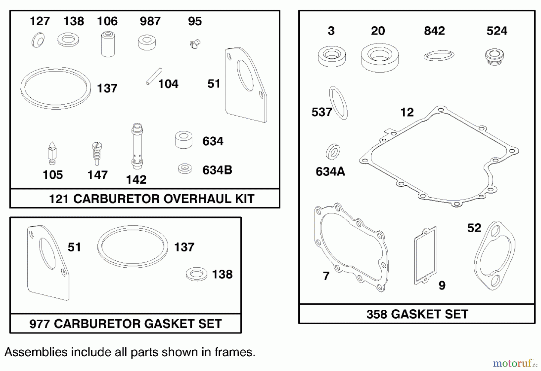 Toro Neu Mowers, Lawn & Garden Tractor Seite 1 71188 (12-32XL) - Toro 12-32XL Lawn Tractor, 1998 (8900001-8999999) ENGINE BRIGGS & STRATTON MODEL 283707-0156-01 #8