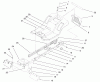 Toro 71188 (12-32XL) - 12-32XL Lawn Tractor, 1998 (8900001-8999999) Ersatzteile FRAME ASSEMBLY