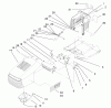 Toro 71188 (12-32XL) - 12-32XL Lawn Tractor, 1998 (8900001-8999999) Ersatzteile HOOD ASSEMBLY