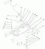 Toro 71188 (12-32XL) - 12-32XL Lawn Tractor, 1998 (8900001-8999999) Ersatzteile SHIFT ASSEMBLY