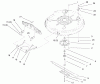 Toro 71188 (12-32XL) - 12-32XL Lawn Tractor, 1998 (8900001-8999999) Ersatzteile SPINDLE & BLADE ASSEMBLY