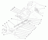 Toro 71189 (12-32XL) - 12-32XL Lawn Tractor, 1997 (7900001-7999999) Ersatzteile FRAME ASSEMBLY