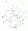 Toro 71189 (12-32XL) - 12-32XL Lawn Tractor, 1997 (7900001-7999999) Ersatzteile SHIFT ASSEMBLY