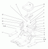 Toro 71189 (12-32XL) - 12-32XL Lawn Tractor, 1998 (8900001-8999999) Ersatzteile SEAT ASSEMBLY