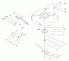 Toro 71189 (12-32XL) - 12-32XL Lawn Tractor, 1998 (8900001-8999999) Ersatzteile SPINDLE & BLADE ASSEMBLY