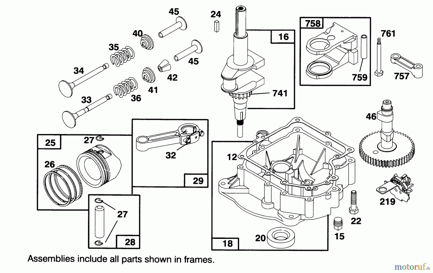  Toro Neu Mowers, Lawn & Garden Tractor Seite 1 71191 (13-38HXL) - Toro 13-38HXL Lawn Tractor, 1994 (4900001-4999999) ENGINE BRIGGS & STRATTON MODEL 28M707-0122-01 #2