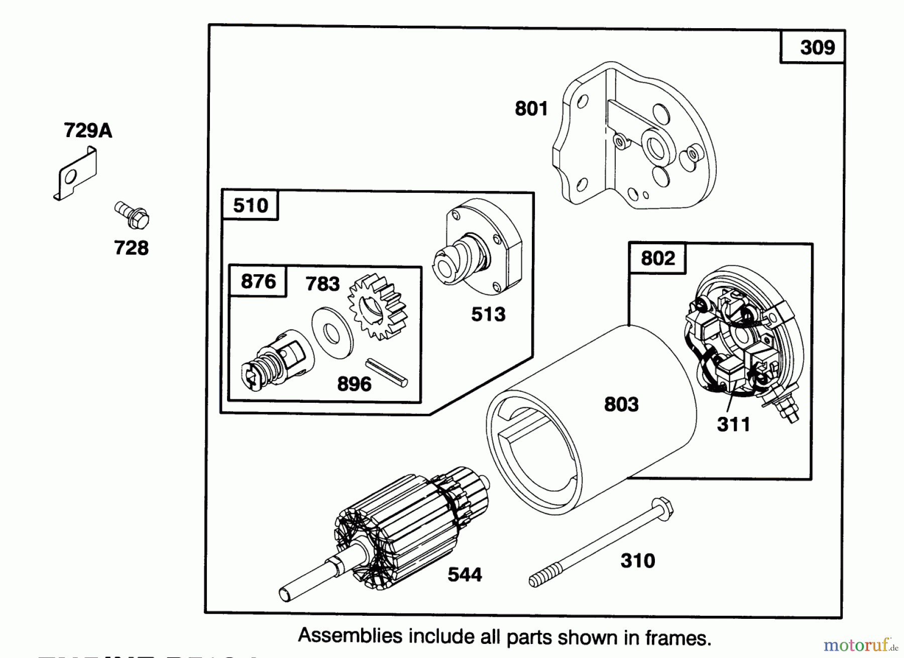  Toro Neu Mowers, Lawn & Garden Tractor Seite 1 71191 (13-38HXL) - Toro 13-38HXL Lawn Tractor, 1994 (4900001-4999999) ENGINE BRIGGS & STRATTON MODEL 28M707-0122-01 #7