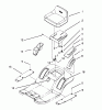 Toro 71191 (13-38HXL) - 13-38HXL Lawn Tractor, 1996 (6900001-6999999) Ersatzteile SEAT ASSEMBLY