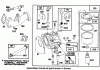 Toro 71216 (15-44HXL) - 15-44HXL Lawn Tractor, 1995 (59000001-59999999) Ersatzteile ENGINE BRIGGS & STRATTON MODEL 28Q777-0168-01 #5